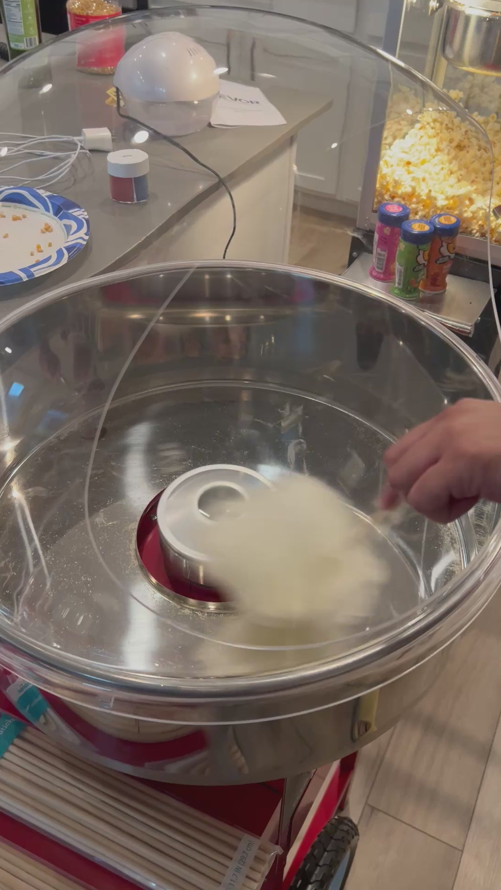 Cotton Candy Machine with Cart